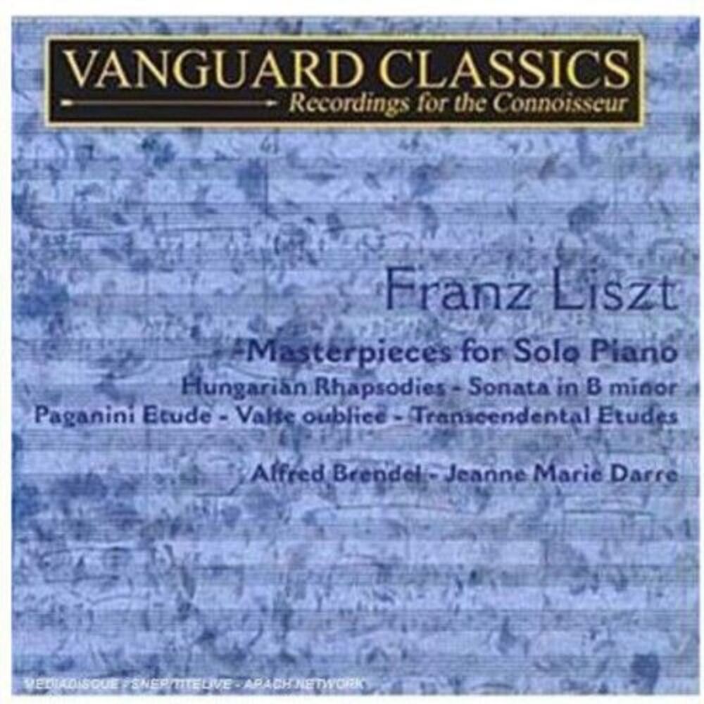 F. Liszt - Masterpieces for Solo Piano 1  CD